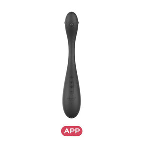 Honey Play Box Puff App-Control Inflatable Kegel Ball, Black, 9.11" - H-PB-59-990BL