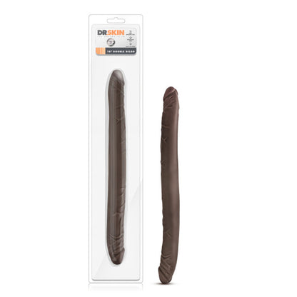 Dr. Skin - 16 Inch Double Dildo - Chocolate by Blush