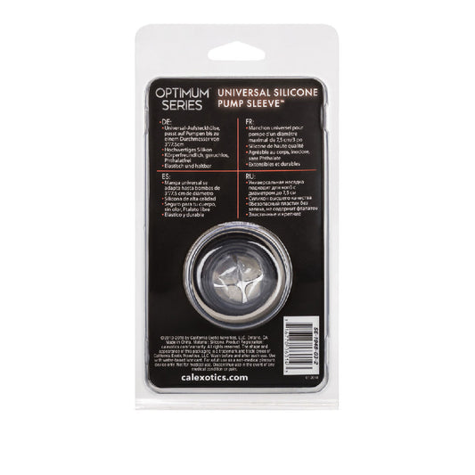 CalExotics Universal Silicone Pump Sleeve, Smoke — Fits up to 3 in - SE1048032