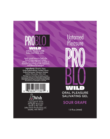 Little Genie Problo Wild Oral Gel, Sour Grape — 1.5 oz - LG-BT.541