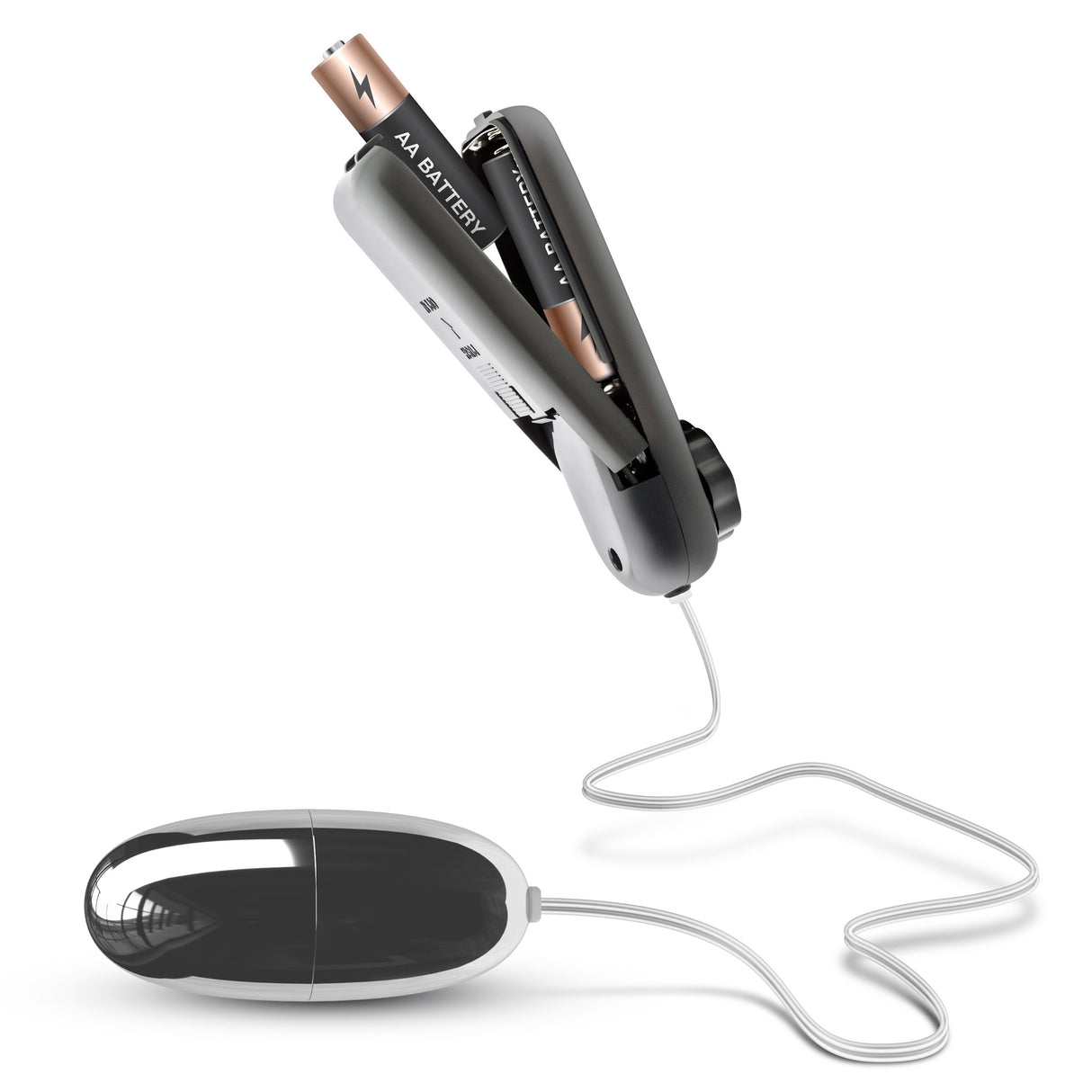 Blush B Yours Silver Power Bullet with Wired Controller — Black - BL-05506