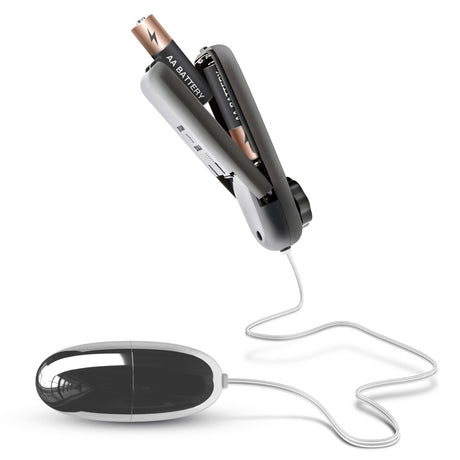 Blush B Yours Silver Power Bullet with Wired Controller — Black - BL-05506