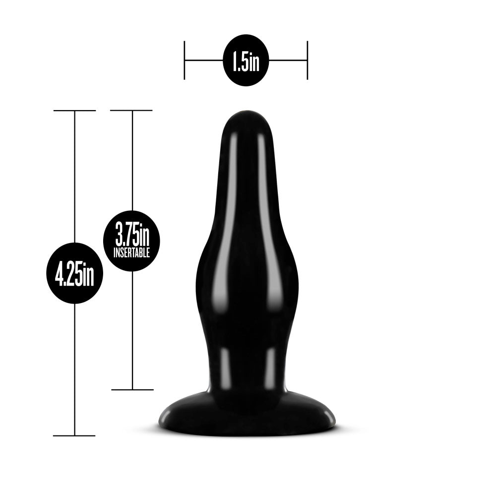 Anal Adventures - Pleasure Plug - Black by Blush