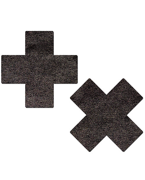 Pastease Plus X Liquid Cross - Black O/S by Pastease