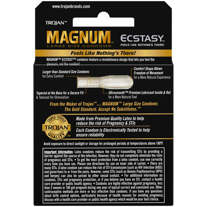 Trojan Magnum Ecstasy - 3 Pack by Paradise Marketing