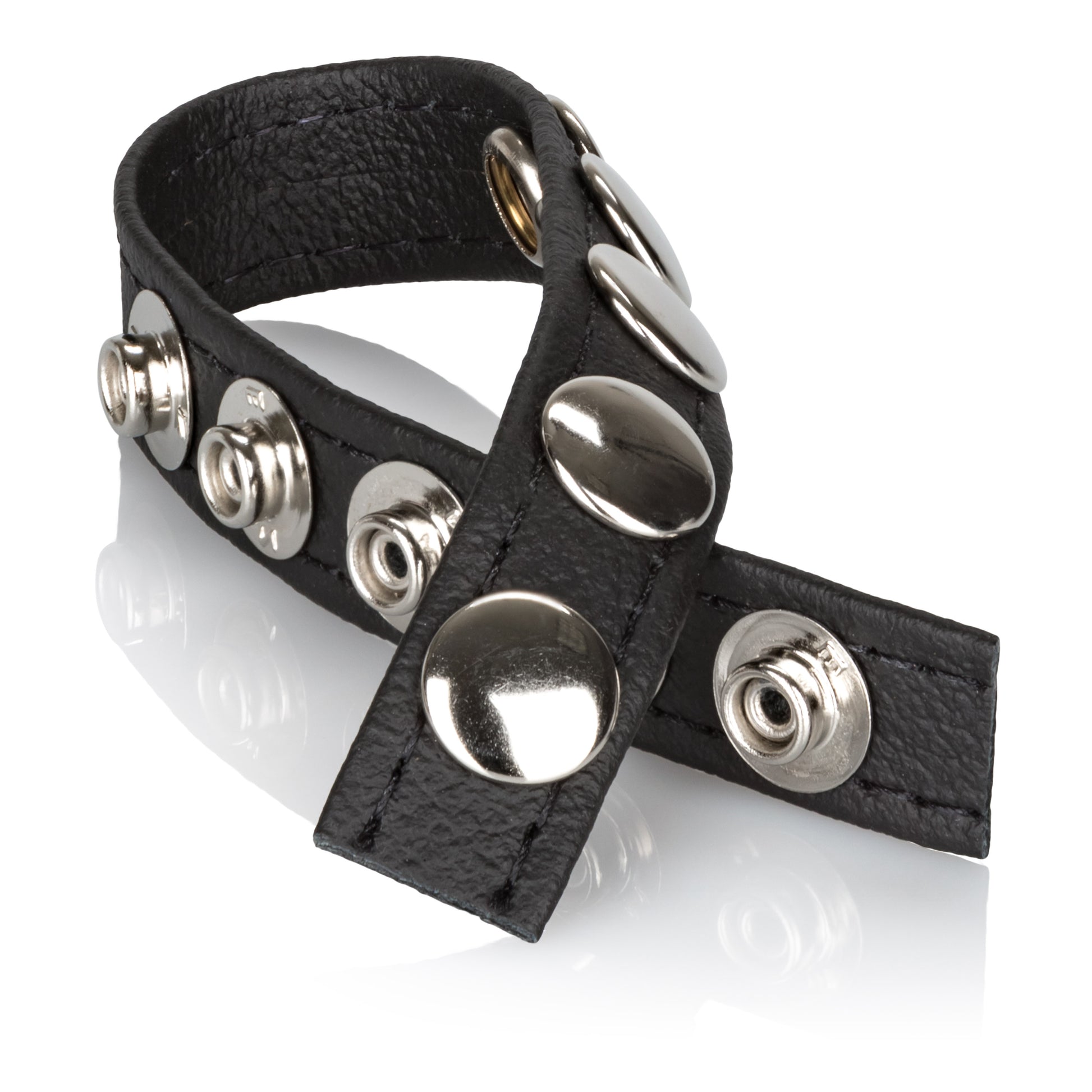 Leather Multi-Snap Ring by CalExotics