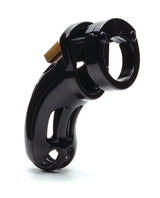 The Curve 3 3/4" Curved Cock Cage & Lock Set - Black by CB-6000