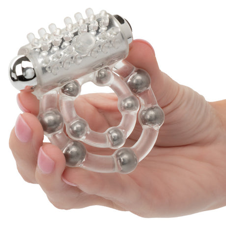 Maximus Enhancement Ring 10 Stoker Beads Rechargeable by CalExotics