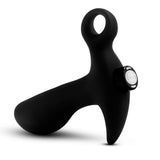 Anal Adventures - Platinum - Silicone Vibrating Prostate Massager 01 - Black