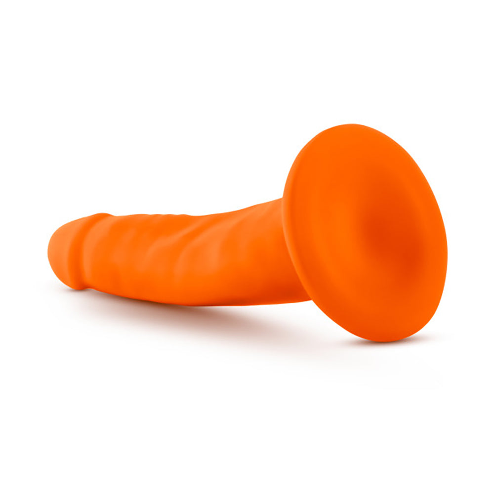 Blush Neo 5.5 Inch Dual Density Dildo — Neon Orange - BL-59519