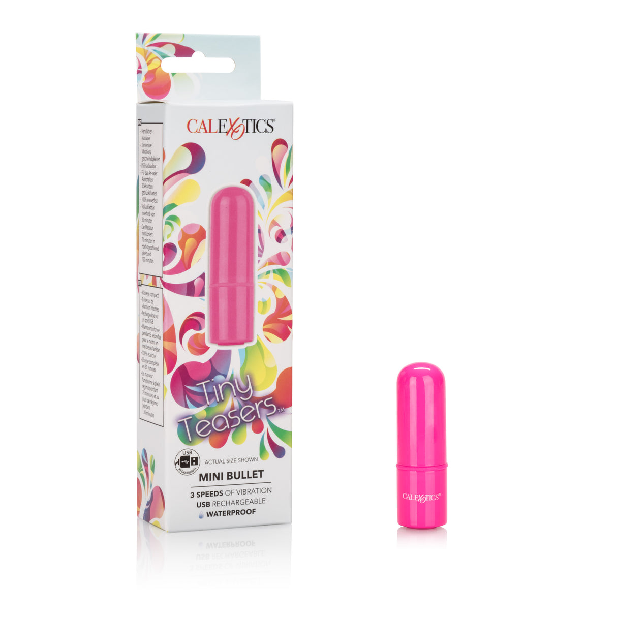 CalExotics Tiny Teasers Mini Bullet Vibrator — Compact, Beginner-Friendly - SE0038103