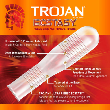 Trojan Double Ecstasy - 3 Pack by Paradise Marketing