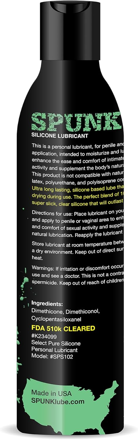 Spunk Lube Pure Silicone Cap 8 Fl Oz by Spunk Lube