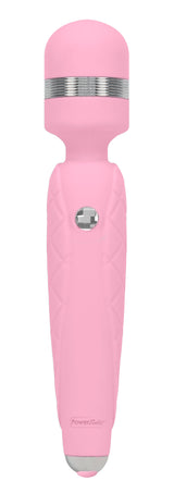 BMS Factory Pillow Talk Cheeky Wand Vibrator with Swarovski Crystal — Pink, 8 in - BMS2671-6