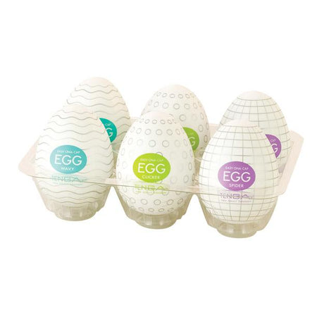 Tenga Egg Variety Pack — 6 Disposable Male Masturbators - TN200