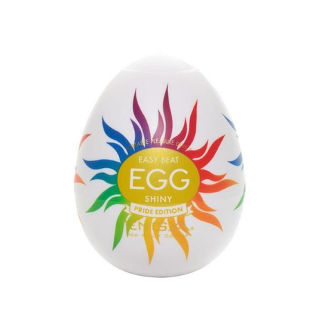 Tenga Egg Shiny Pride Single-Use Masturbator (Rainbow) - TN225