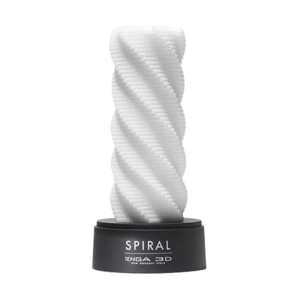 Tenga 3D Spiral Male Masturbator — Stretchable Textured Sleeve - TN400