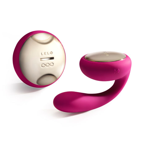 LELO Ida Couples Massager — Hot Cerise - LELO-7458