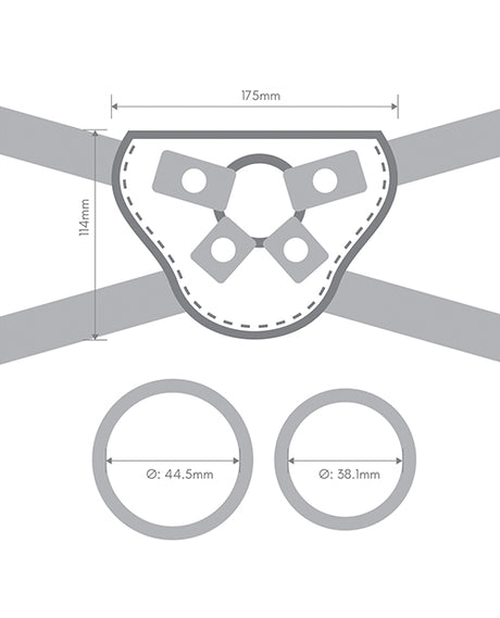 Together Pop 5.5 Silicone Dildo & Harness Set by Together