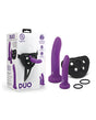 Together 2 pc 5.5 & 7.75 Silicone Dildo & Harness Set by Together