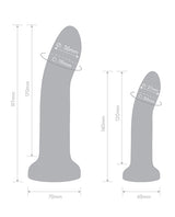 Together DUO 2‑Piece Silicone Dildo & Adjustable Harness Set (5.5" & 7.75")