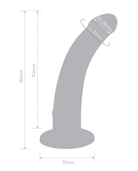 Together Tilt 6.5-inch Vibrating Silicone Dildo & Harness Set