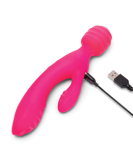 Together Tri Delight Dual-Ended Triple Stim Wand & Rabbit Vibrator by Together