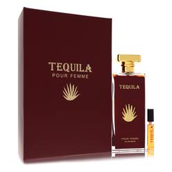 Tequila Pour Femme Red Eau De Parfum Spray + Free .17 oz Mini EDP Spray By Tequila Perfumes by Tequila Perfumes