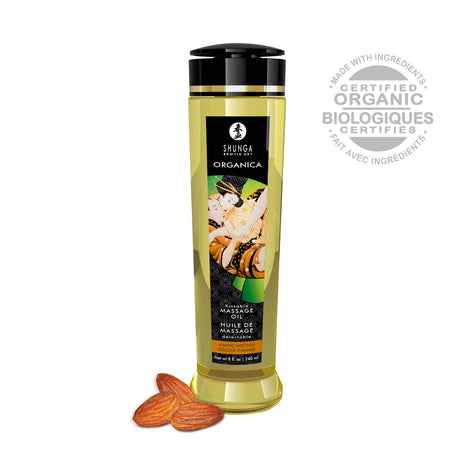 Shunga Organica Almond Sweetness Massage Oil — 8 fl. oz. - SHU1312