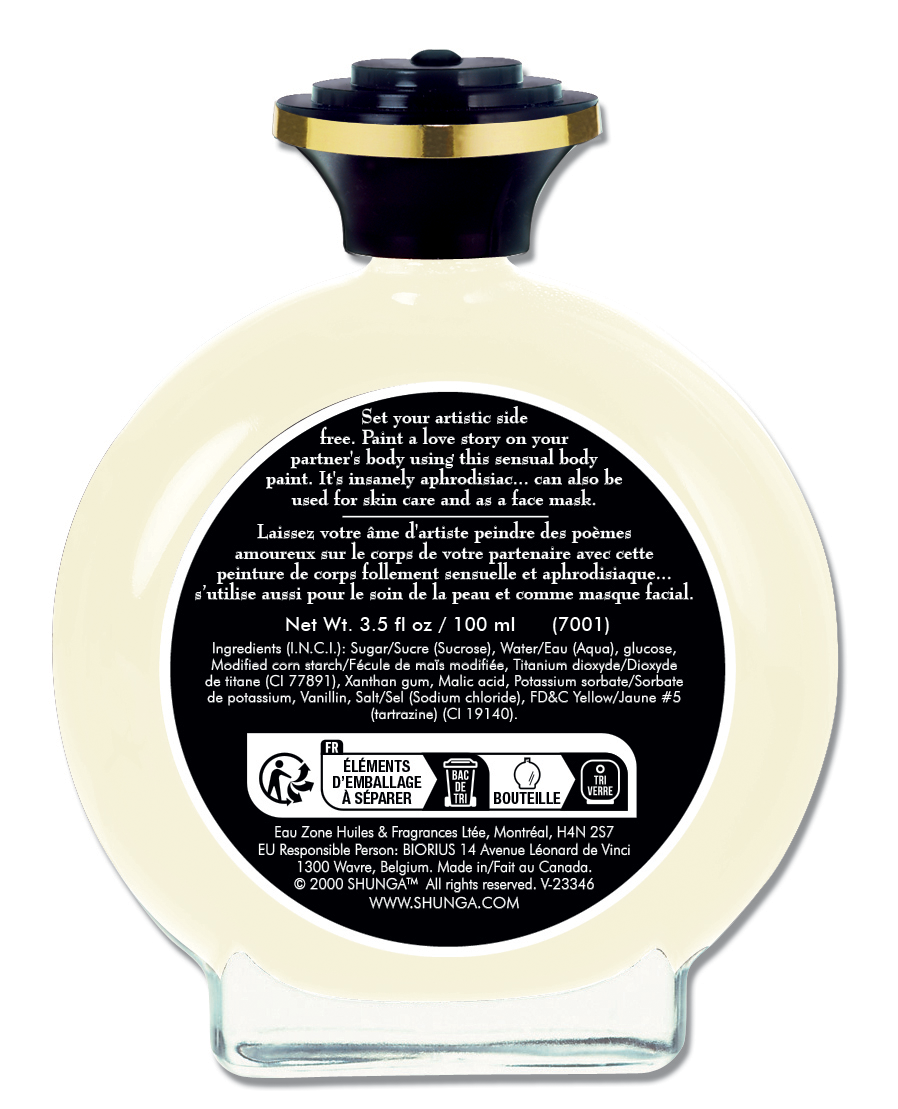 Edible Body Paint - Vanilla & Chocolate Temptation - 3.5 Fl. Oz. / 100 ml by Shunga