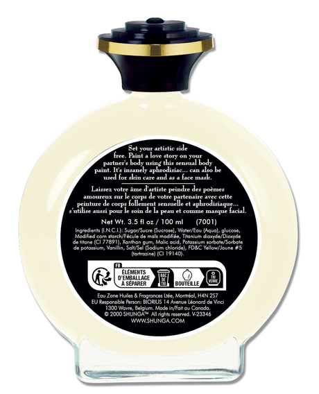 Shunga Edible Body Paint — Vanilla & Chocolate, 100 ml - SHU7001