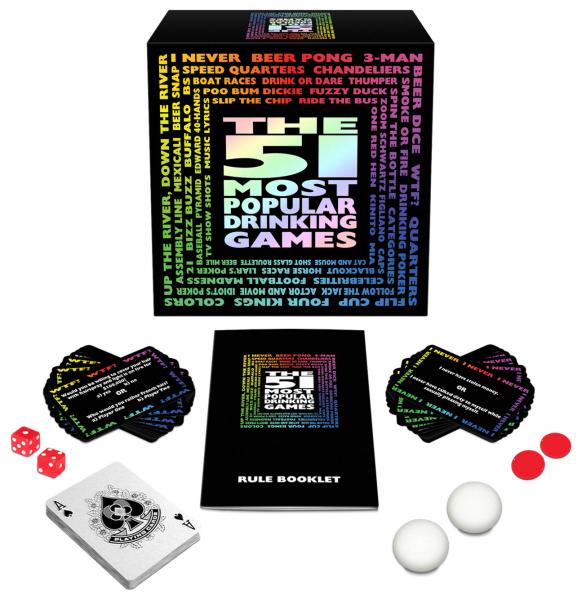 Kheper Games 51 Most Popular Drinking Games Party Set - KG-BGD119