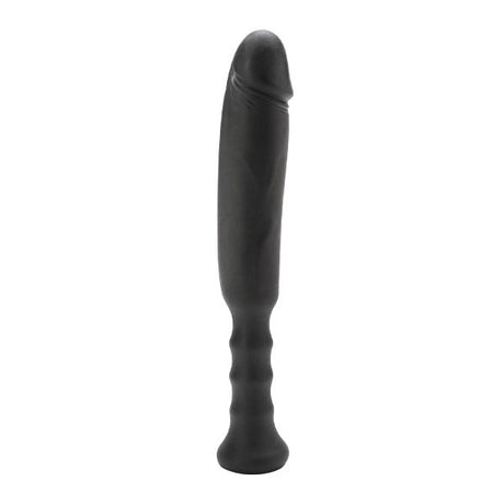 Tantus Anaconda Handle Dildo — Silicone, 7" Insertable, 1.75" Dia - TS151BK