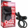 Screaming O Ohare XL Rechargeable Vibrator Ring — Black - SO-RHARXL-BL