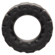 CalExotics Alpha Liquid Silicone Prolong Tread Ring — Black, 1 in (2.5 cm) - SE1491652