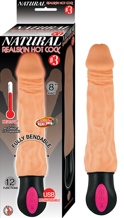 Natural Realskin Hot Cock #3 - Flesh by Nasstoys