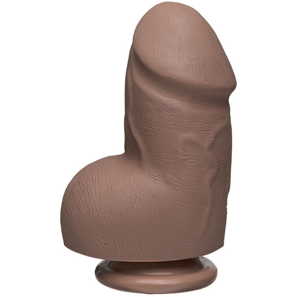 The D - Fat D - 6 Inch With Balls - Firmskyn - Caramel by Doc Johnson