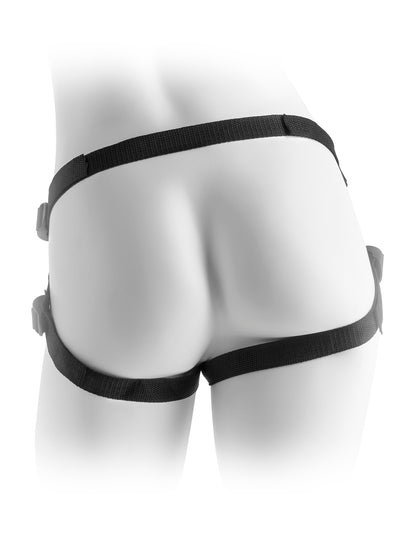 Fetish Fantasy Series Vibrating Plush Harness - Black by Pipedream