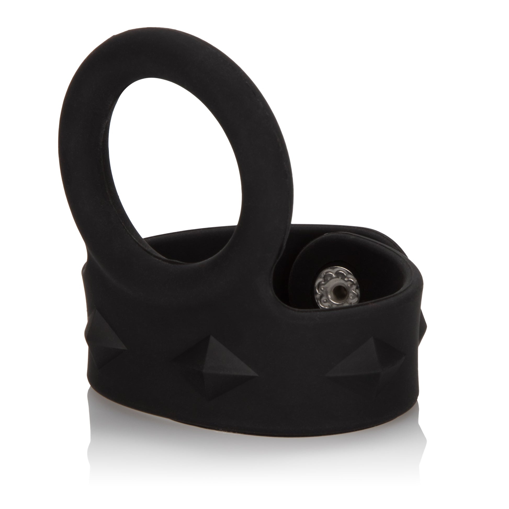 Silicone Tri-Snap Scrotum Support Ring - Medium by CalExotics