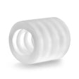 Blush X5 Downtown BJ Mini Stroker — Clear, Glow-In-The-Dark - BL-02312