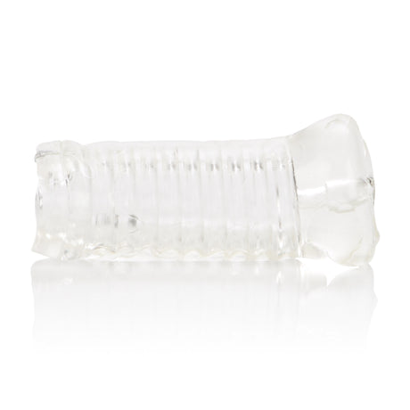 CalExotics Basic Essential Pussy Masturbator Sleeve — Ribbed TPR - SE1785003