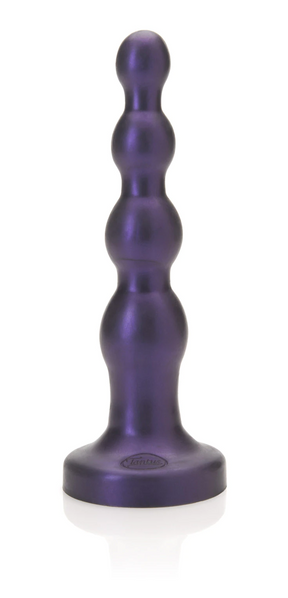 Tantus Large Ripple Anal Beads and Dildo — Amethyst - TS3087