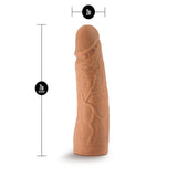 Blush Lock On 7 Inch Realistic Dildo — Mocha - BL-51377