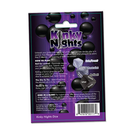 Creative Conceptions Kinky Night Dare Dice - CC-USKNDD