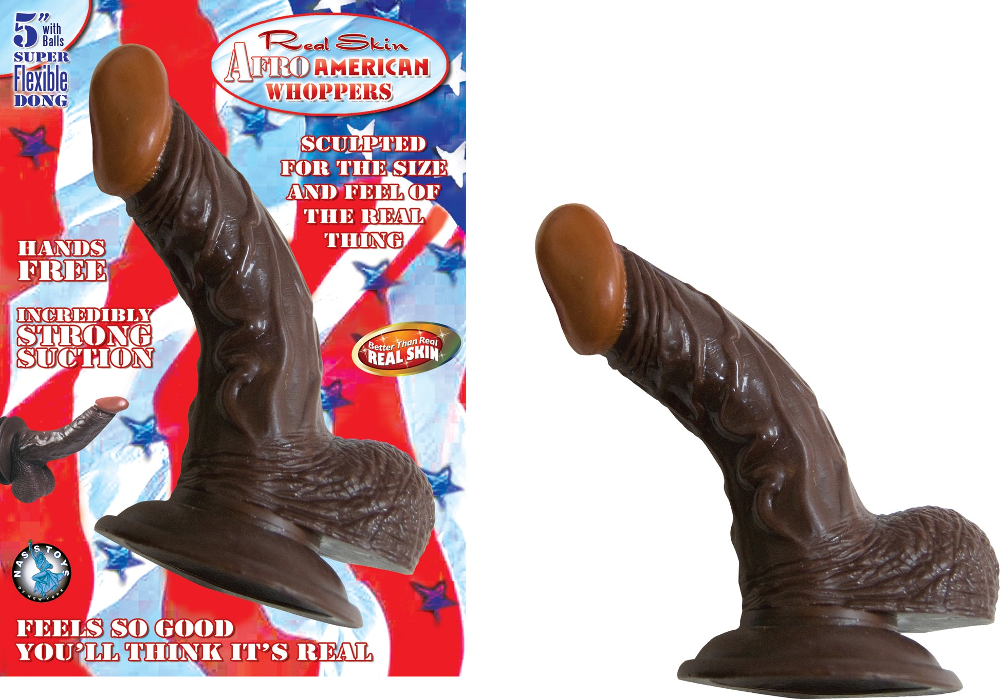 Afro American Whoppers - Brown by Nasstoys