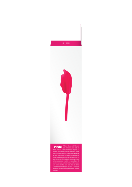 VeDO Riski Rechargeable Wearable Clitoral Vibrator for Couples — Pink - VI-R1409