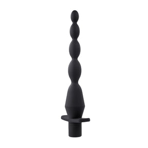 Evolved Novelties Vibrating Butt Beads — Black, USB Rechargeable - SL-RS-3342-2