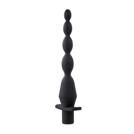 Evolved Novelties Vibrating Butt Beads — Black, USB Rechargeable - SL-RS-3342-2