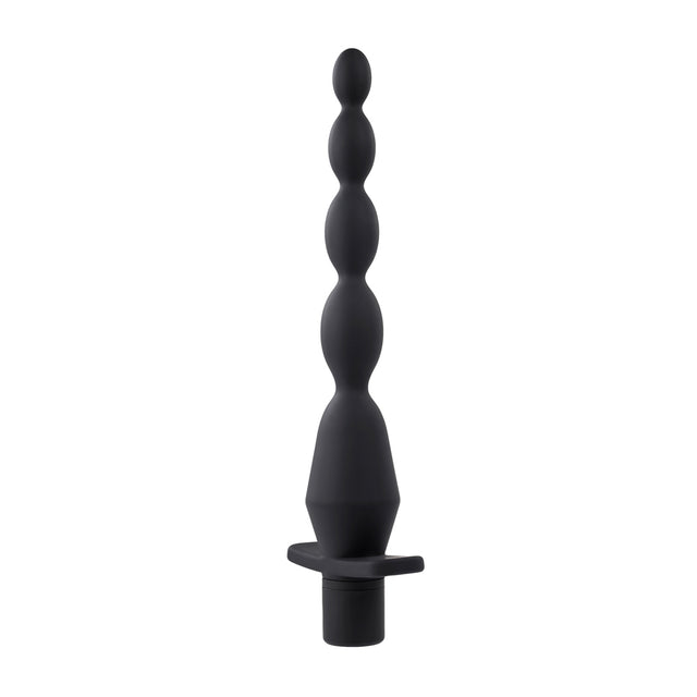 Evolved Novelties Vibrating Butt Beads — Black, USB Rechargeable - SL-RS-3342-2