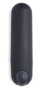 XR Brands Bang Vibrating Bullet with Remote — Black - BNG-AG366-BLK